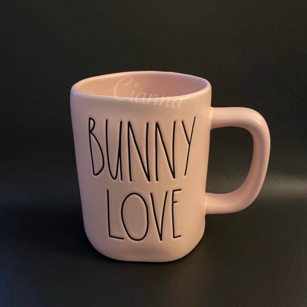 Rae Dunn Pink Bunny Love Mug